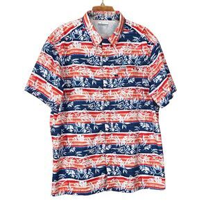 Columbia PFG Men's Super Slack Tide Camp Shirt Size XL Omni-Shade Omni-Wick S/S